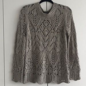 Knit Bell Sleeve Sweater